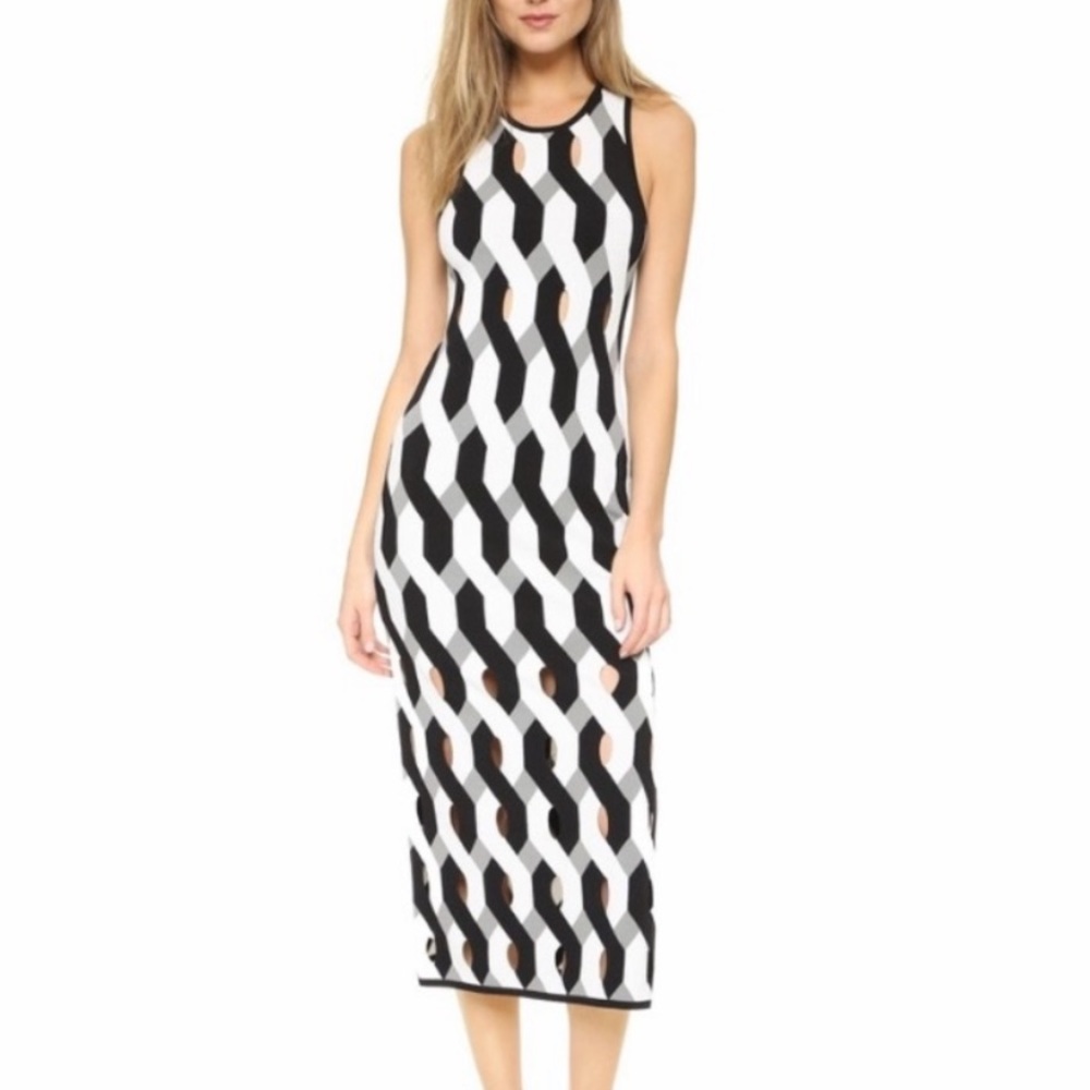 Rag & Bone Olympia Printed Cutout Dress - Picture 1 of 9